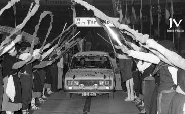 Salvador Cañellas-Federico Van der Hoeven (Seat 1430). Rallye Firestone 1972 / Foto: Jordi Viñals